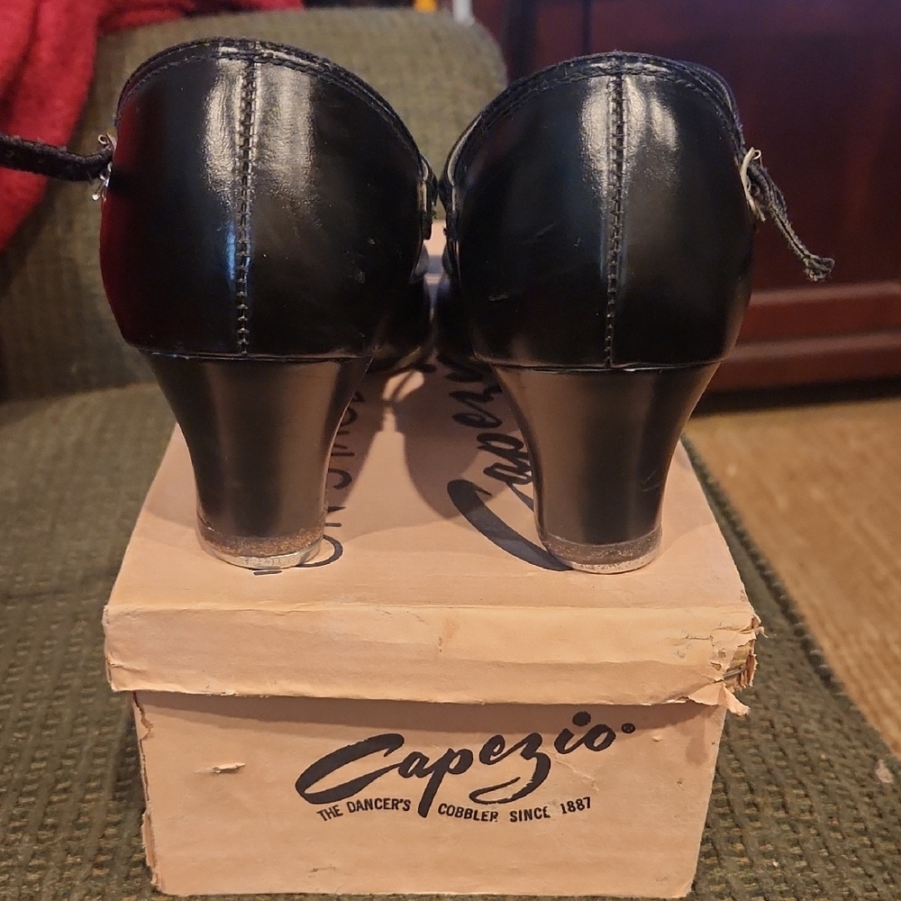 Capezio black Master Tap Shoes Women's Size 7M - Picture 2 of 7